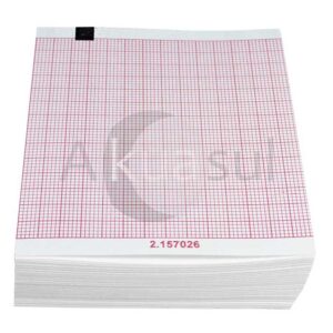 Papel para Electrocardiografo Schiller 2.157026 Plegable 80mm X21M - 1 Paquete