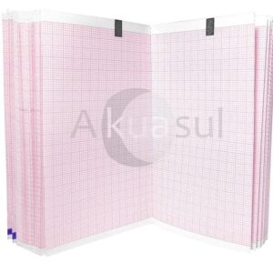 Papel para Electrocardiografo Welch Allyn P/N 406021 Plegable 114mm X17.5 - 1 Paquete